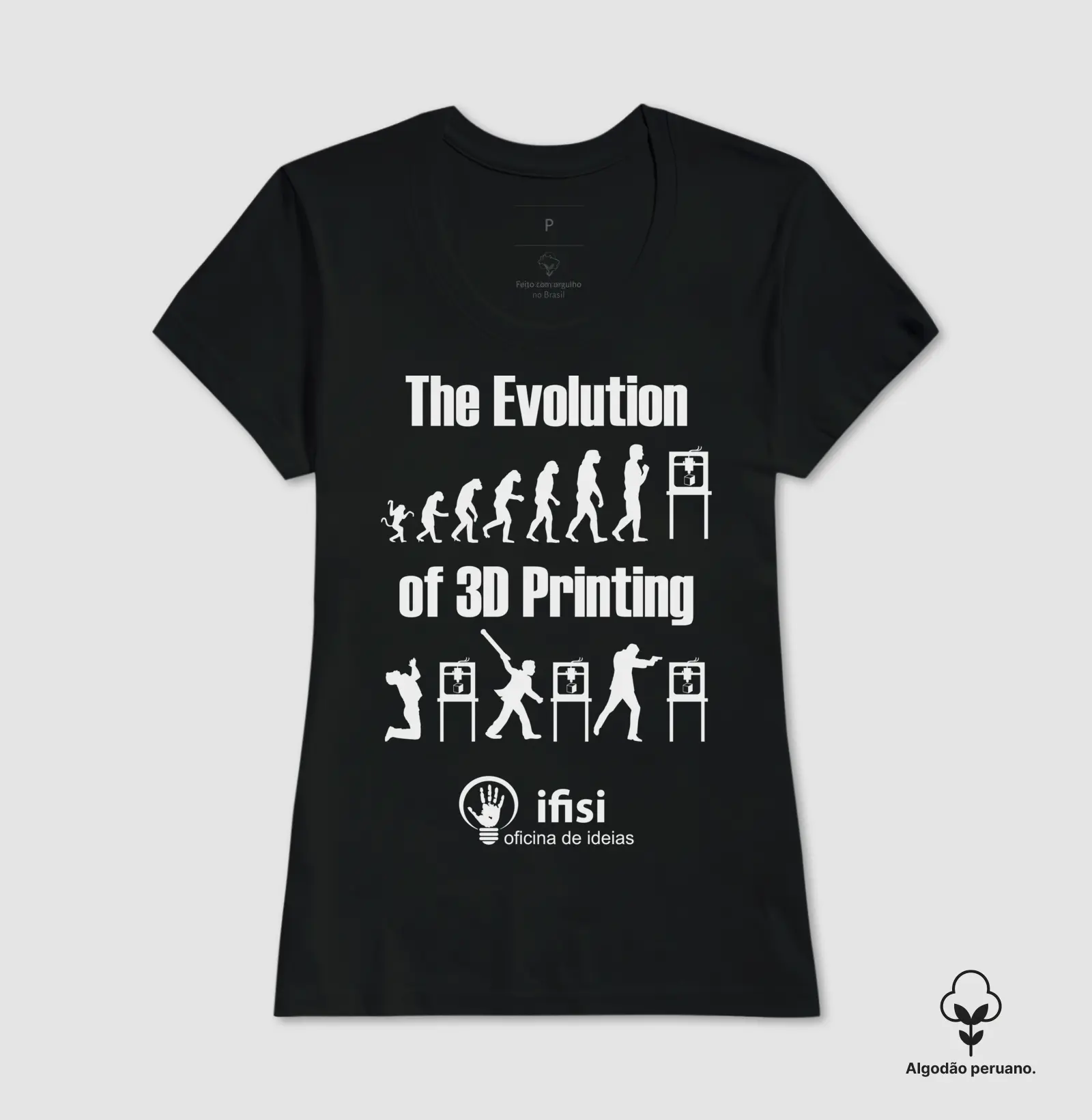 Camiseta 3D Evolution