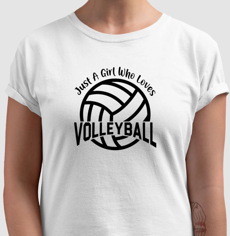 Camiseta Girl Love Volleyball