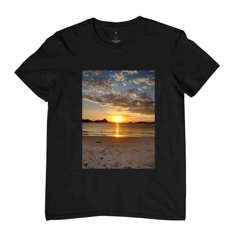 PÔR DO SOL NA PRAIA