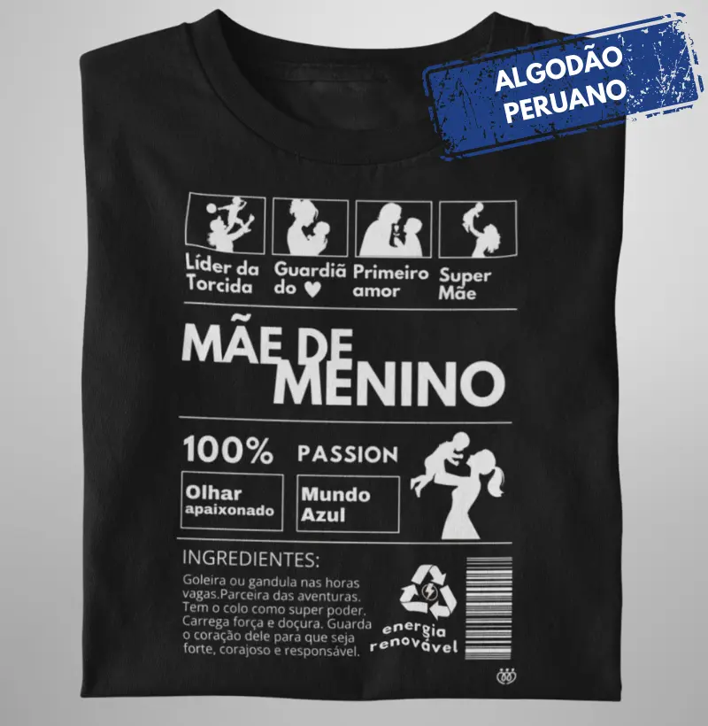 Mãe de menino - Carinhosa - Premium