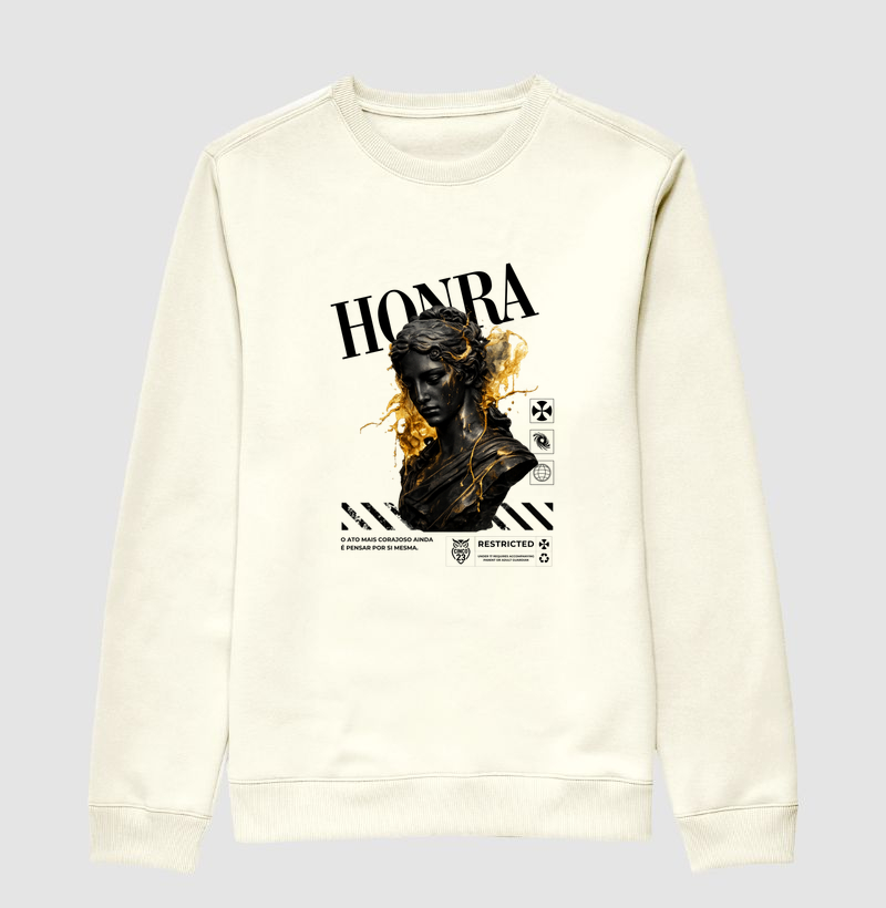 Moletom Careca Feminino: Honra