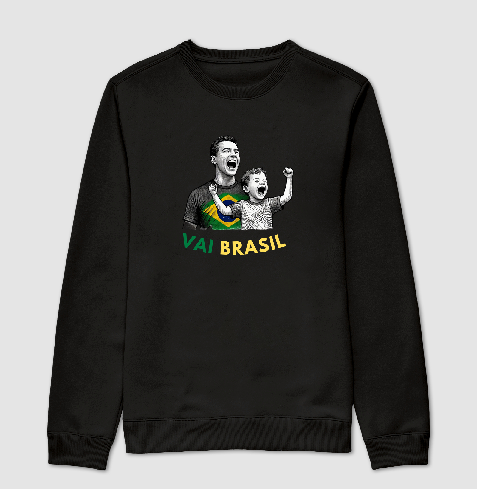 Gritando Vai Brasil com o Filho - Copa do Mundo