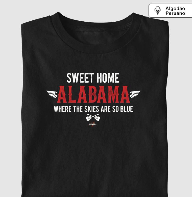 Camiseta Algodão Peruano Lynyrd Sweet Home Alabama