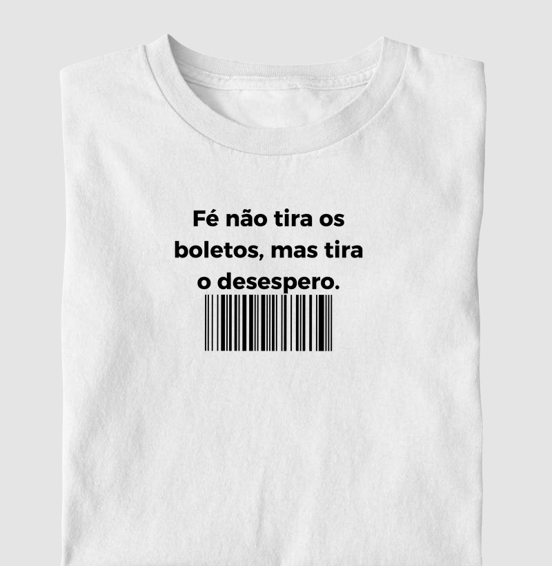 Fé não tira os boletos