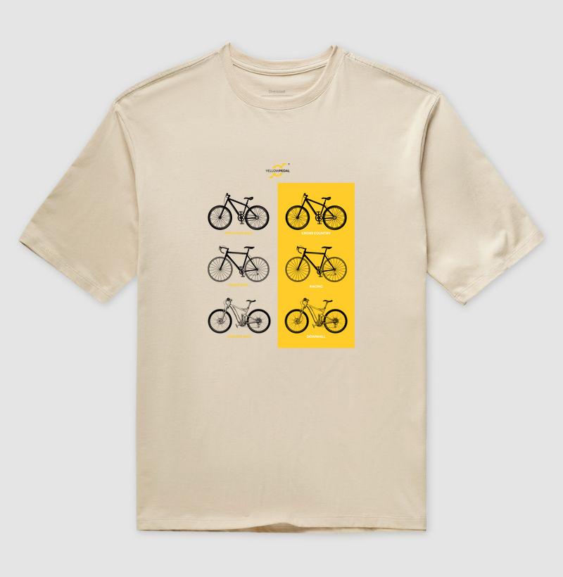 CAMISETA OVERSIZED YELLOWPEDAL ESTILOS