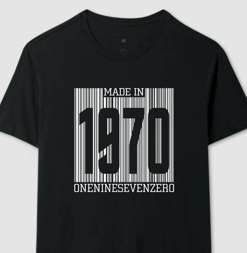 Camisa Made in Barras 1970
