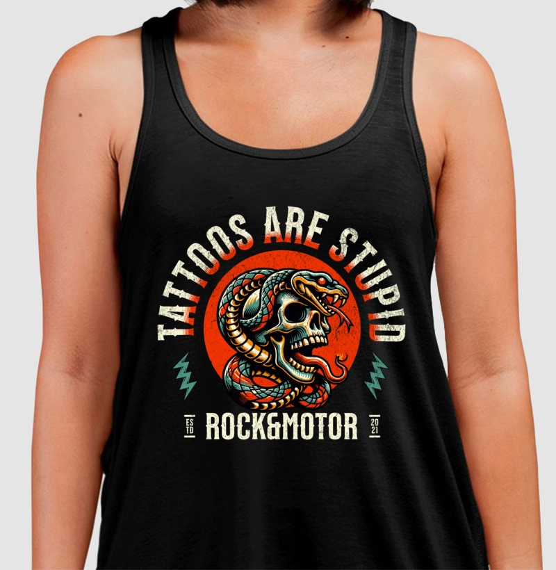 Tattoo Are Stupid - Skull