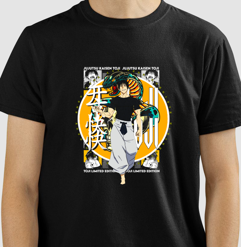 Camiseta Toji Fushiguro – Edição Serpent Strike