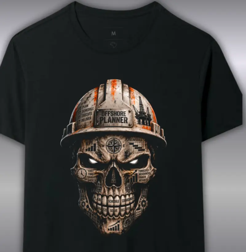 Offshore Planner Skull - Camiseta