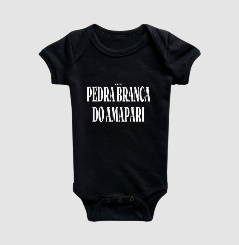Pedra Branca do Amapari | Tipografia AP - Body Infantil