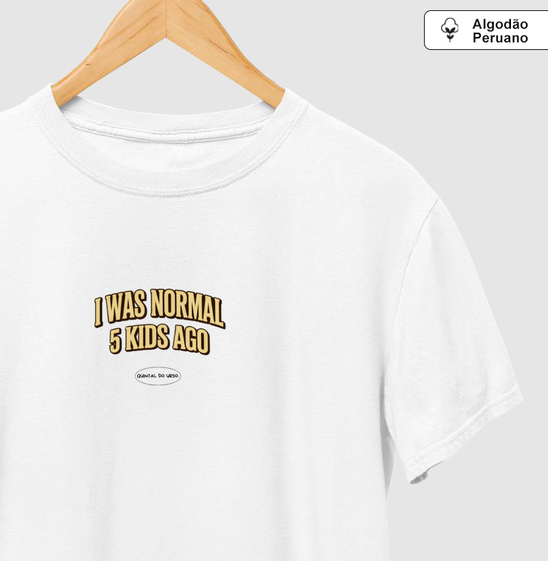 Camiseta Basketball I was normal 5 kids ago