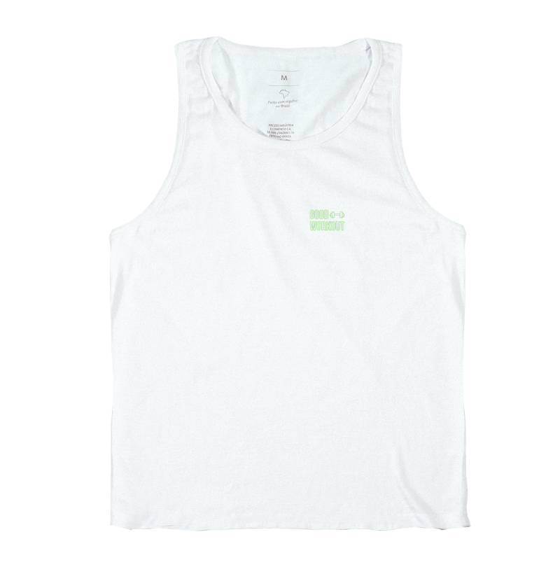 Regata Good Workout com Halter Logo Verde