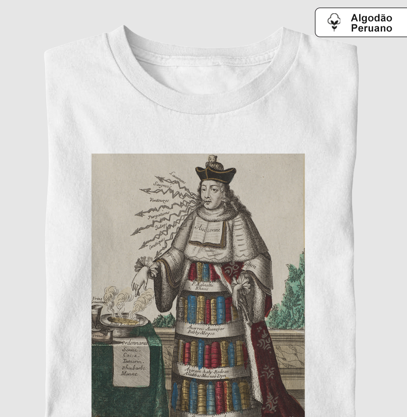 Camiseta Algodão Peruano O Médico Barroco: 1695