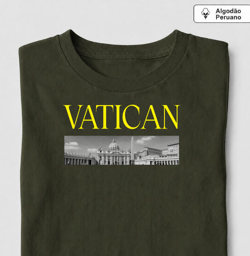 VATICAN - Camiseta Algodão Peruano