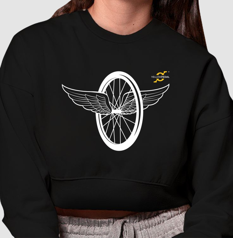 MOLETOM CROPPED YELLOWPEDAL ASAS