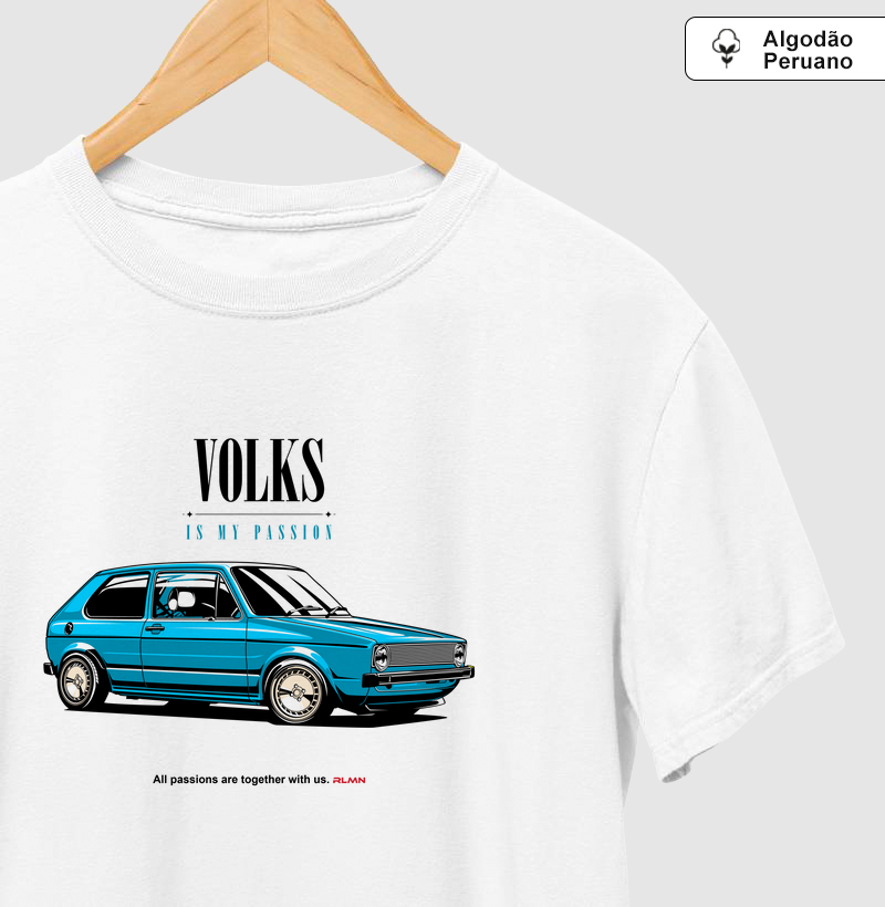 Camiseta Tecido Peruano VOLKSWAGEN Is my passion - Rooliman