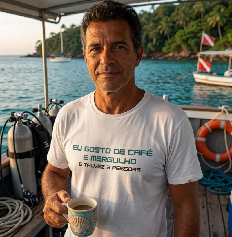 Eu Gosto de Café e Mergulho e Talves 3 Pessoas