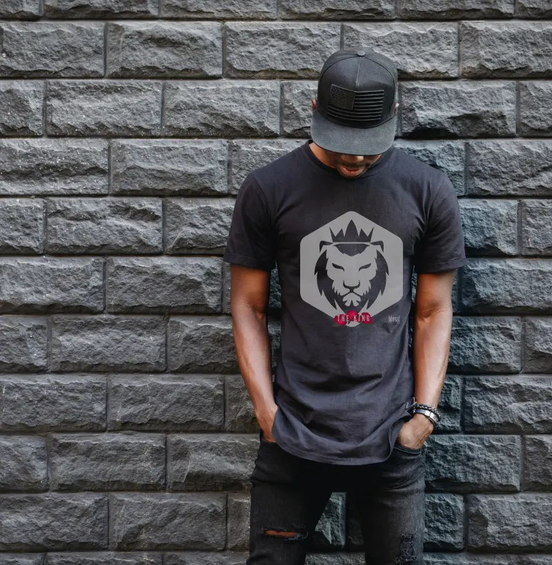 Camiseta algodão THE KING