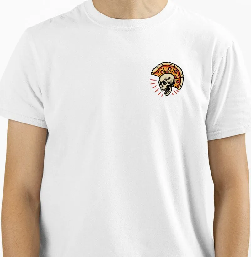 Pizza Skull Minimal