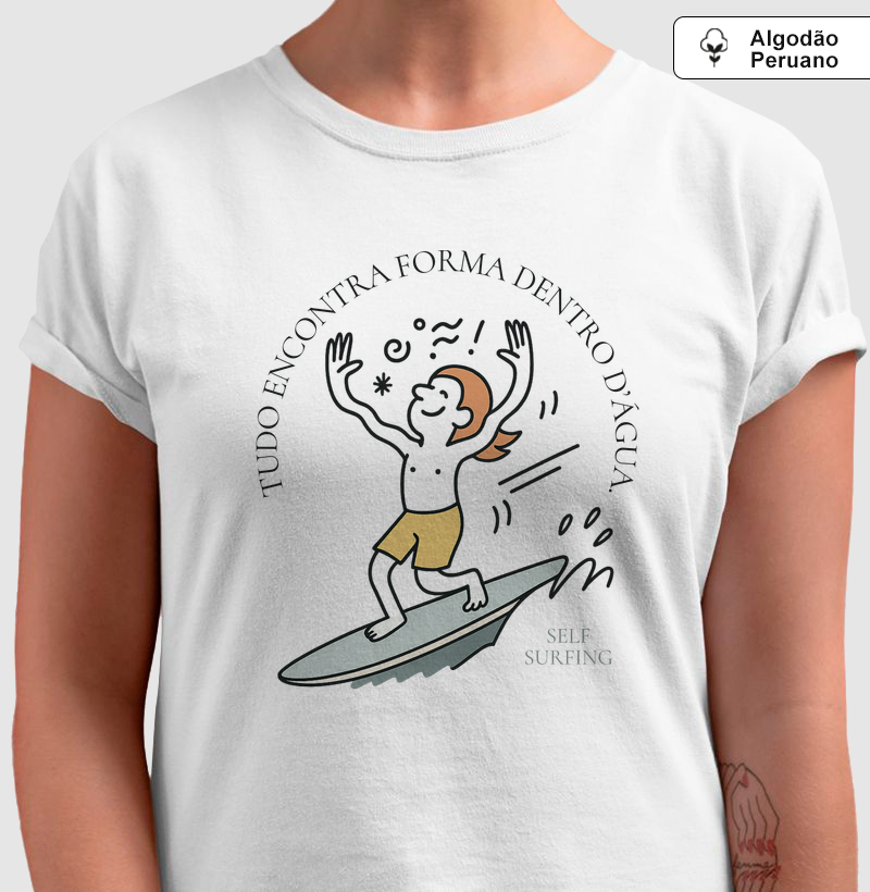 FORMA D'ÁGUA - Camiseta Algodão Peruano