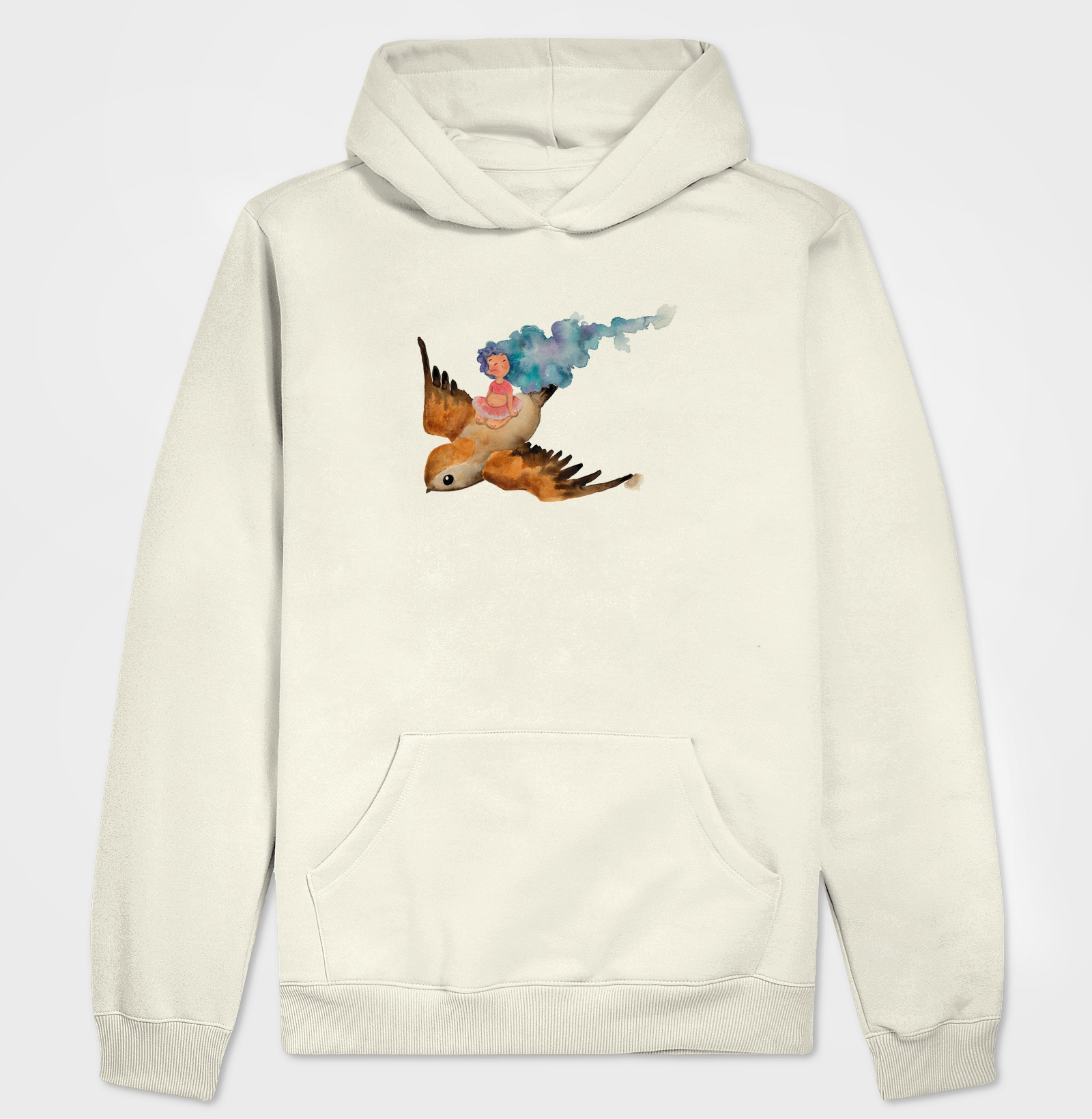 Hoodie Moletom Voo com Pássaro 