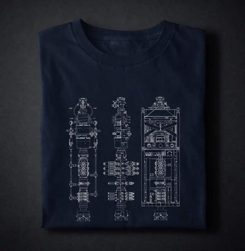 BOP Subsea 7 Ram NXT 15 K  Blueprint