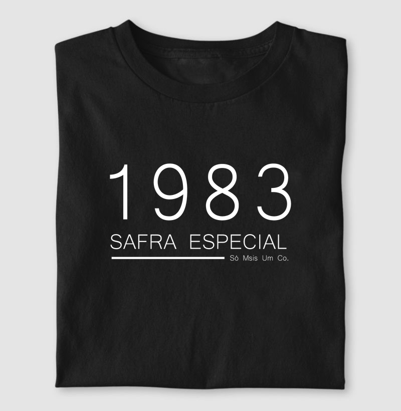 Camiseta Safra 1983 - Cores Escuras
