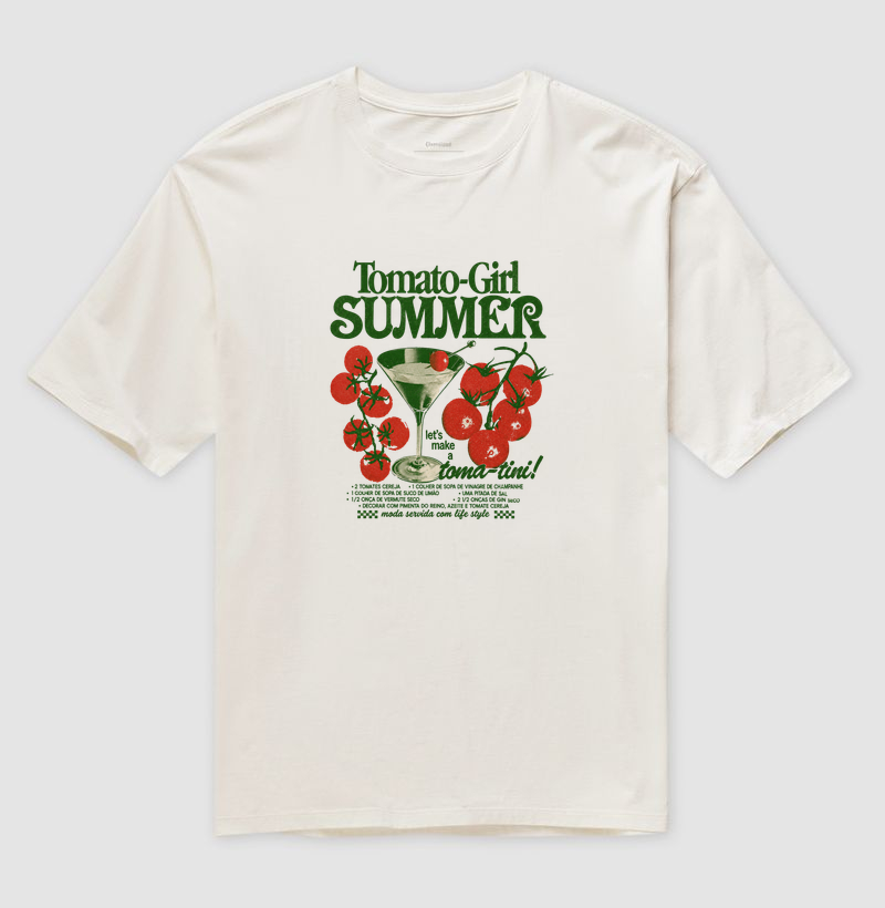 Camiseta Oversized Tomato-Girl 