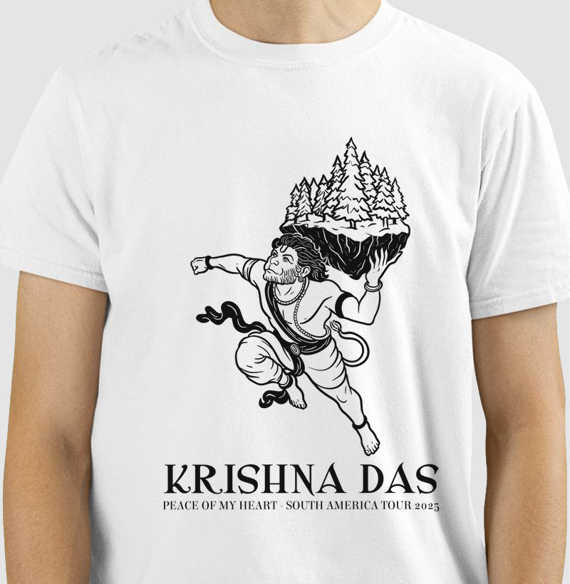 Hanuman Mountain - Camiseta - Estampa Preta