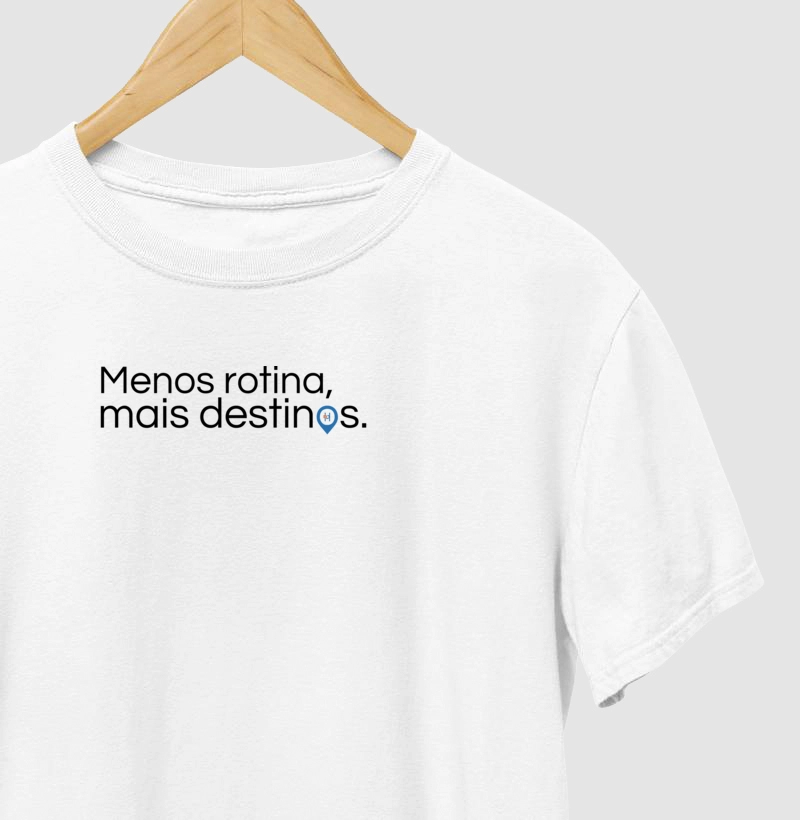 Menos rotina, mas destinos.