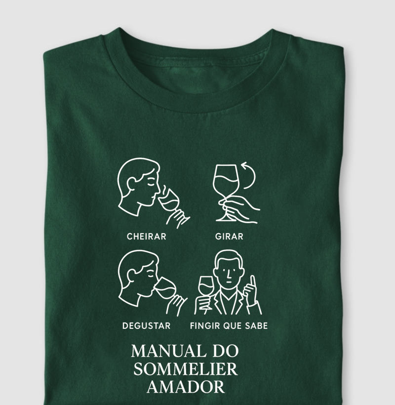 Camiseta Manual do Sommelier Amador