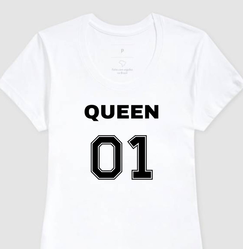 Camiseta feminina queen