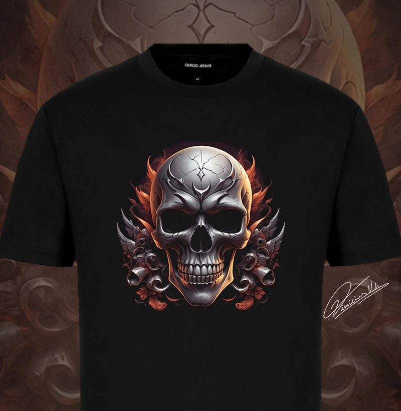 Caveira Ornamento Sinistro