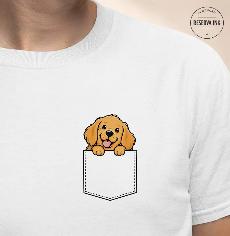 Cachorro no Bolso - Camiseta
