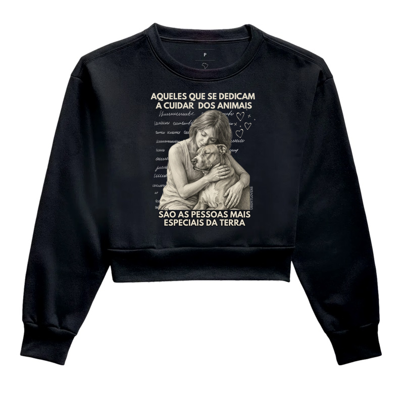 AQUELES QUE SE DEDICAM A CUIDAR DOS ANIMAIS, SÃO AS PESSOAS MAIS ESPECIAIS DA TERRA.