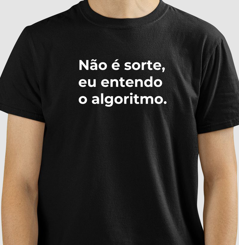 Não é sorte, eu entendo o algoritmo