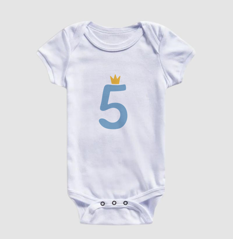 Body Infantil 5 Azul