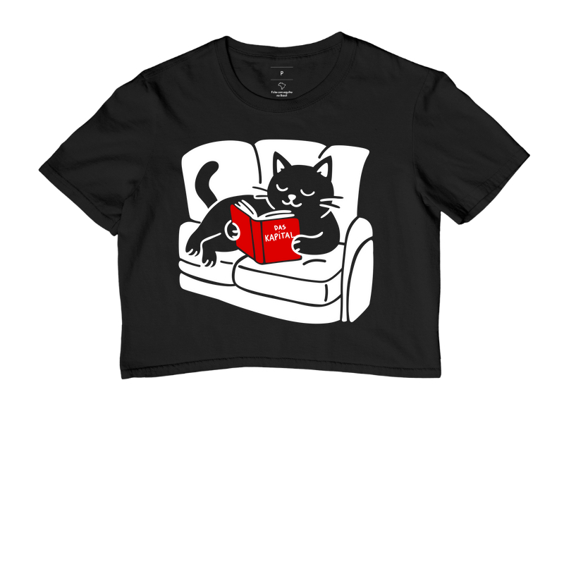 Gato lendo O Capital
