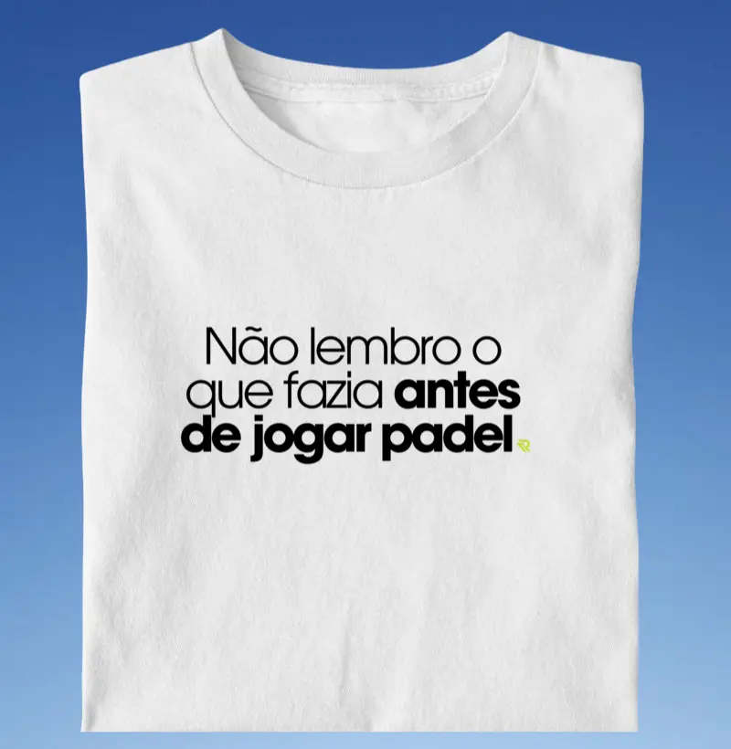 Não lembro o que fazia antes de jogar padel