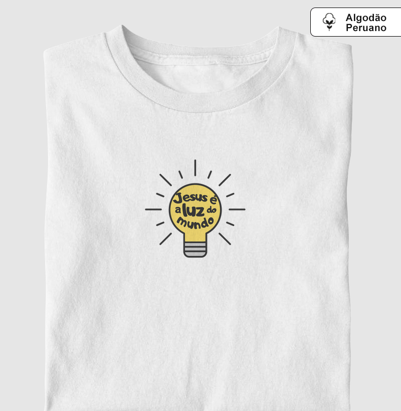 Camiseta Premium - Jesus é a luz