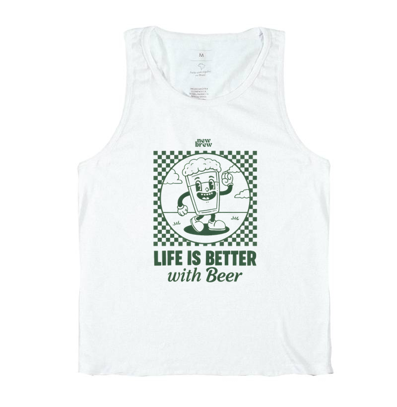 Life Is Better With Beer Retro - New Brew