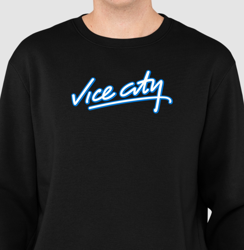 Suéter Moletom Vice City - Logo