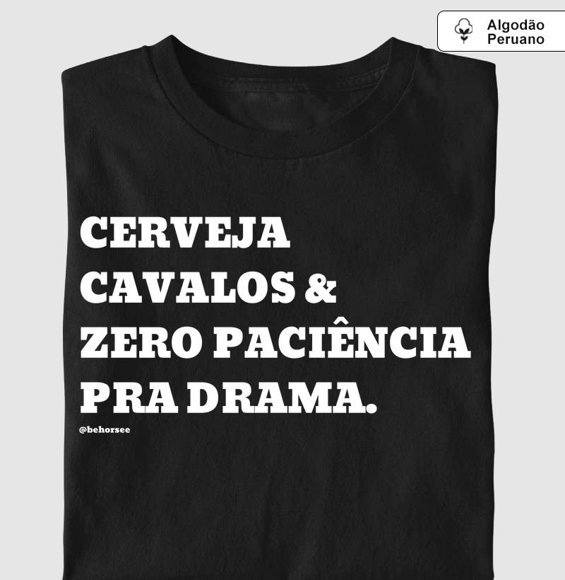 Cerveja - Camiseta Algodão Peruano