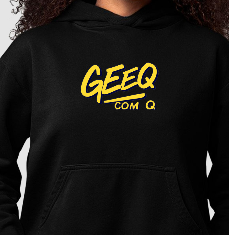 GEEQ com Q - Moletom Hoodie Slim 