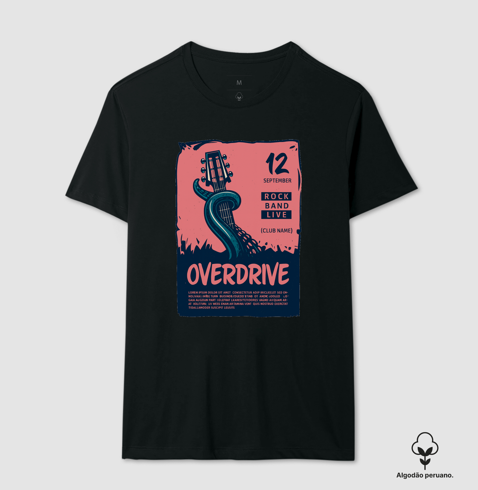 camiseta-rock-overdrive-vintage-poster-guitarra-polvo