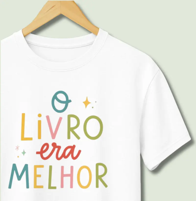 Camiseta | O livro era melhor 