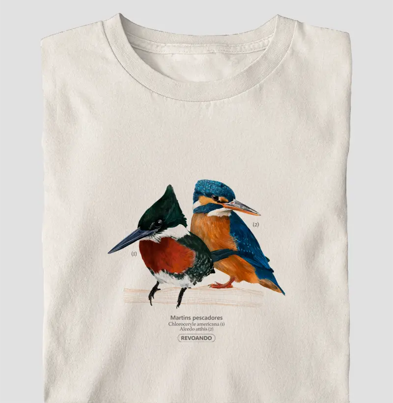 Inky Aves - Martins pescadores - Oversized