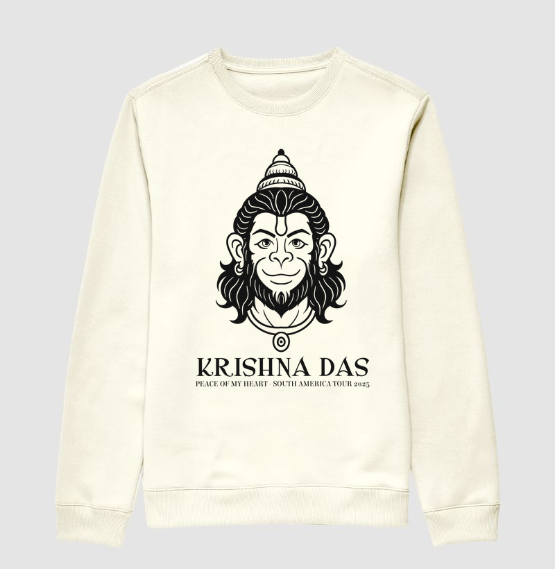 Hanuman Head - Suéter Moletom - Estampa Preta