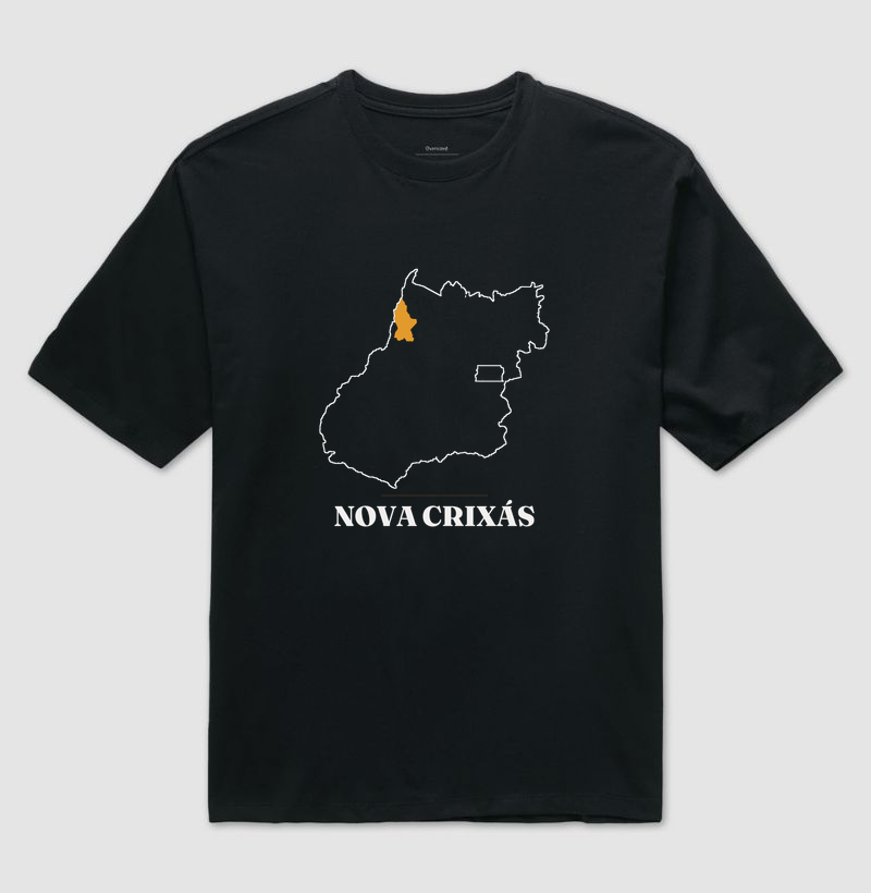 Nova Crixás | Traço GO - Camiseta Oversized