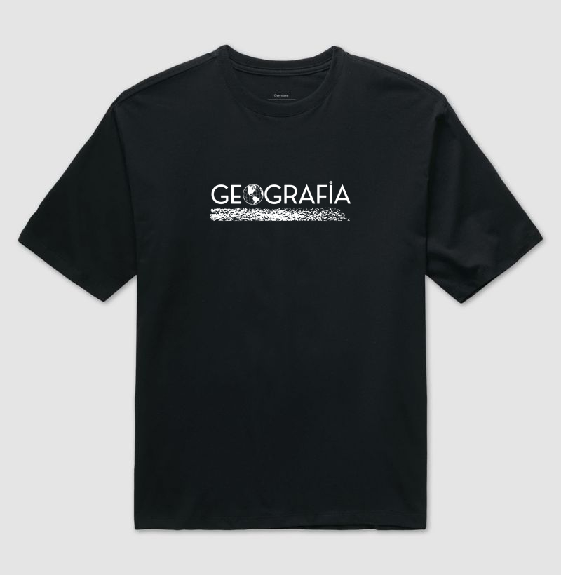 Práxis Camiseta Oversized Geografia II